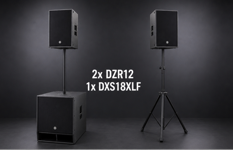2 Yamaha DZR12 & DXS18XLF