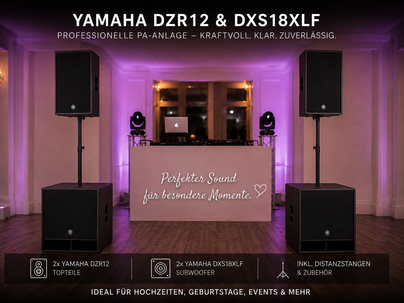 2 DZR12 & 2 DXS18XLF