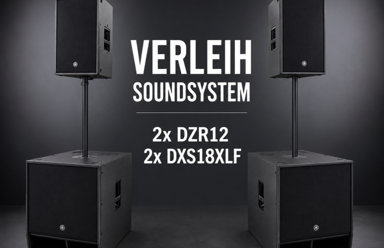 2 Yamaha DZR12 & 2 DXS18XLF